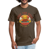 SURF the BEAR T-Shirt - heather espresso