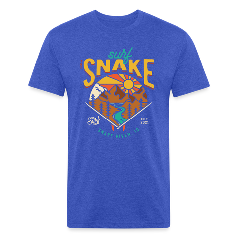 SURF the SNAKE T-Shirt - heather royal