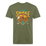 SURF the SNAKE T-Shirt - heather military green