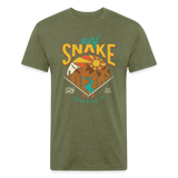 SURF the SNAKE T-Shirt - heather military green