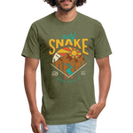 SURF the SNAKE T-Shirt - heather military green