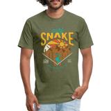 SURF the SNAKE T-Shirt - heather military green