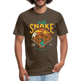 SURF the SNAKE T-Shirt - heather espresso