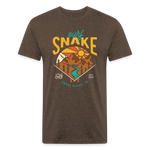 SURF the SNAKE T-Shirt - heather espresso