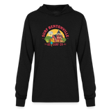 SURF BENTONVILLE Unisex Long Sleeve Hoodie Shirt - black