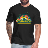 Costa Rica 1 Fitted Cotton/Poly T-Shirt by Next Level - black