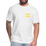 Costa Rica 2 Fitted Cotton/Poly T-Shirt by Next Level - white