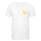 Costa Rica 2 Fitted Cotton/Poly T-Shirt by Next Level - white