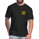 Costa Rica 2 Fitted Cotton/Poly T-Shirt by Next Level - black