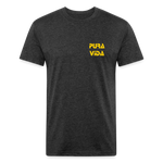 Costa Rica 2 Fitted Cotton/Poly T-Shirt by Next Level - heather black