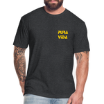 Costa Rica 2 Fitted Cotton/Poly T-Shirt by Next Level - heather black