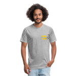 Costa Rica 2 Fitted Cotton/Poly T-Shirt by Next Level - heather gray