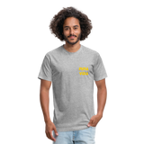 Costa Rica 2 Fitted Cotton/Poly T-Shirt by Next Level - heather gray