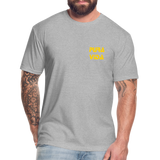 Costa Rica 2 Fitted Cotton/Poly T-Shirt by Next Level - heather gray