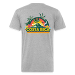 Costa Rica 2 Fitted Cotton/Poly T-Shirt by Next Level - heather gray