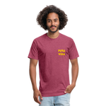 Costa Rica 2 Fitted Cotton/Poly T-Shirt by Next Level - heather burgundy