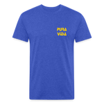 Costa Rica 2 Fitted Cotton/Poly T-Shirt by Next Level - heather royal