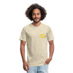 Costa Rica 2 Fitted Cotton/Poly T-Shirt by Next Level - heather cream