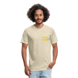 Costa Rica 2 Fitted Cotton/Poly T-Shirt by Next Level - heather cream