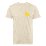 Costa Rica 2 Fitted Cotton/Poly T-Shirt by Next Level - heather cream