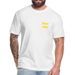 Costa Rica 3 Fitted Cotton/Poly T-Shirt by Next Level - white