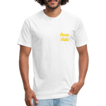 Costa Rica 3 Fitted Cotton/Poly T-Shirt by Next Level - white