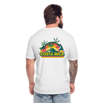 Costa Rica 3 Fitted Cotton/Poly T-Shirt by Next Level - white