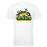 Costa Rica 3 Fitted Cotton/Poly T-Shirt by Next Level - white