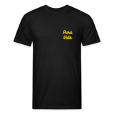 Costa Rica 3 Fitted Cotton/Poly T-Shirt by Next Level - black