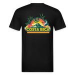Costa Rica 3 Fitted Cotton/Poly T-Shirt by Next Level - black