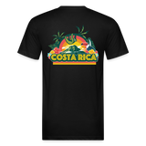 Costa Rica 3 Fitted Cotton/Poly T-Shirt by Next Level - black