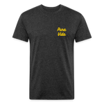 Costa Rica 3 Fitted Cotton/Poly T-Shirt by Next Level - heather black