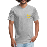 Costa Rica 3 Fitted Cotton/Poly T-Shirt by Next Level - heather gray