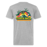 Costa Rica 3 Fitted Cotton/Poly T-Shirt by Next Level - heather gray