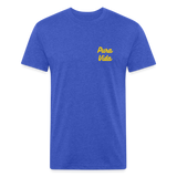 Costa Rica 3 Fitted Cotton/Poly T-Shirt by Next Level - heather royal