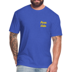 Costa Rica 3 Fitted Cotton/Poly T-Shirt by Next Level - heather royal
