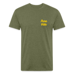 Costa Rica 3 Fitted Cotton/Poly T-Shirt by Next Level - heather military green