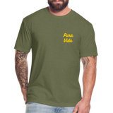 Costa Rica 3 Fitted Cotton/Poly T-Shirt by Next Level - heather military green