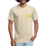 Costa Rica 3 Fitted Cotton/Poly T-Shirt by Next Level - heather cream