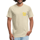 Costa Rica 3 Fitted Cotton/Poly T-Shirt by Next Level - heather cream