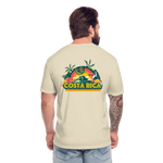 Costa Rica 3 Fitted Cotton/Poly T-Shirt by Next Level - heather cream