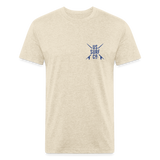 SURF Huntington Beach 2-Sided T-shirt - heather cream