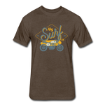 US SURF MOTO T-Shirt - heather espresso