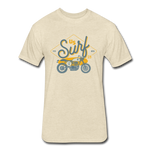 US SURF MOTO T-Shirt - heather cream