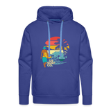 SURF SUNSET Premium Hoodie - royal blue