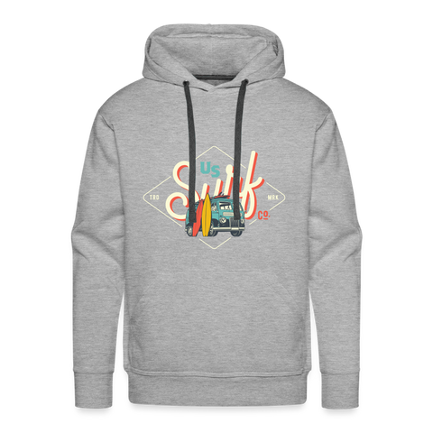 US SURF VAN Premium Hoodie - heather grey