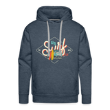 US SURF VAN Premium Hoodie - heather denim