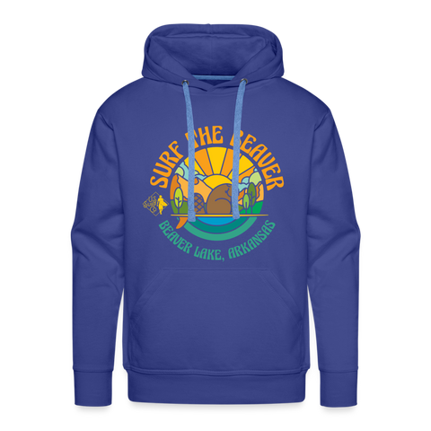 SURF the BEAVER Hoodie - royal blue