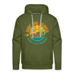 SURF the BEAVER Hoodie - olive green