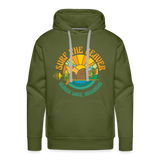 SURF the BEAVER Hoodie - olive green